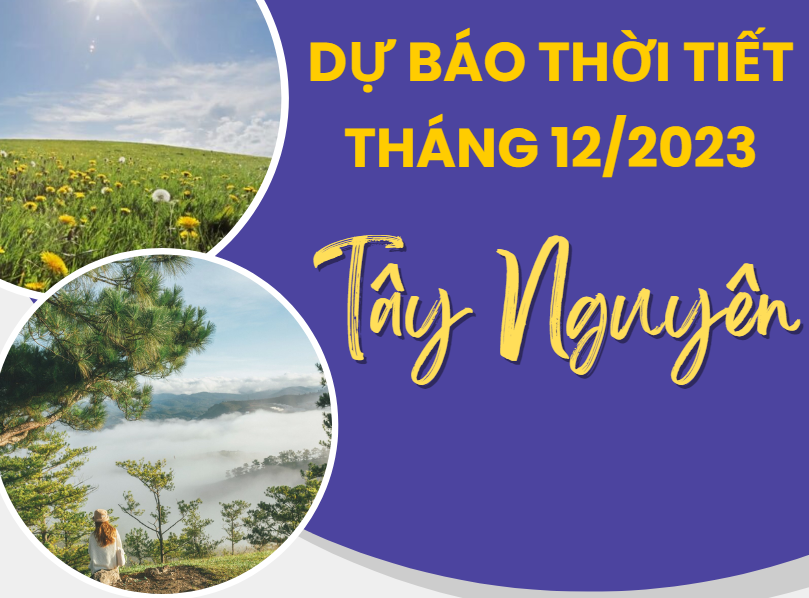 Dự báo thời tiết tháng 122023 tại TAY NGUYEN 4